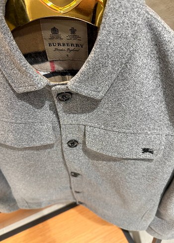 Gri Düğmeli Erkek Kısa Mont - Görsel 2