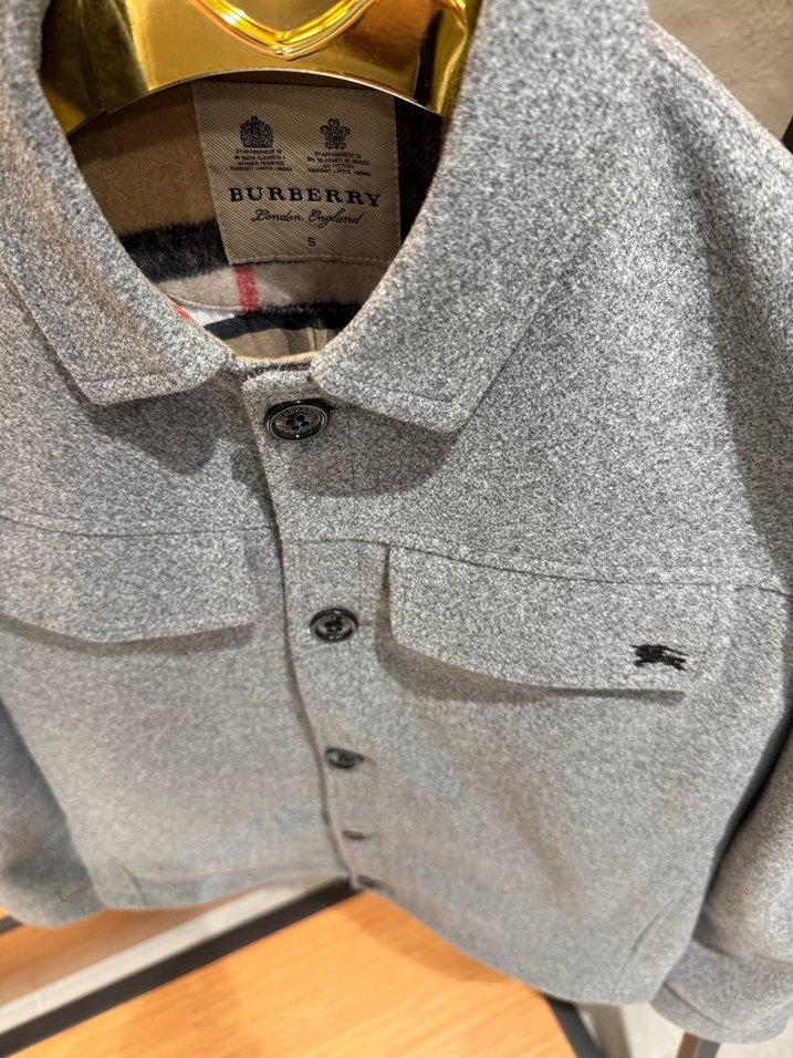 Gri Düğmeli Erkek Kısa Mont - Görsel 2