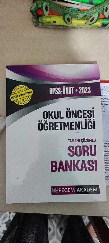 Okul öncesi öğretmenliği pegem soru bankası 2023 