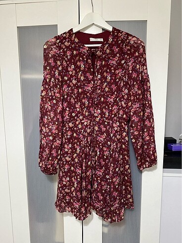 Bordo mango elbise
