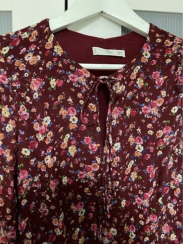 xs Beden Bordo mango elbise