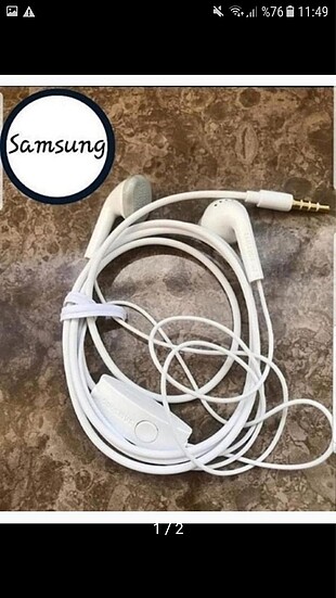 Samsung Kulaklık ve sarj aleti