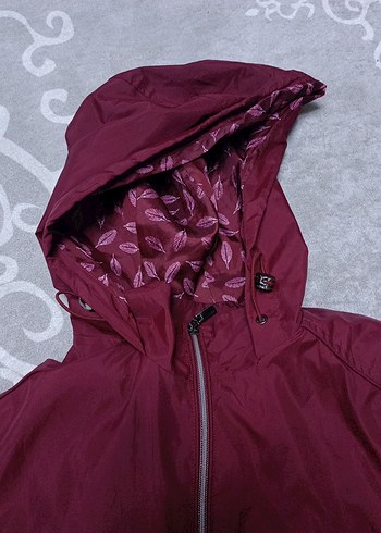 Yağmurluk Bordo - Görsel 2