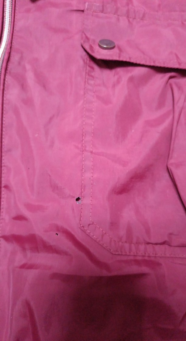 Yağmurluk Bordo - Görsel 4