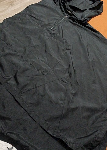 Siyah Bayan Midi Yağmurluk - Görsel 4