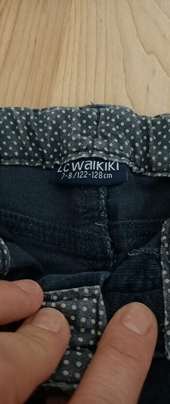 7 Yaş Beden #LC marka kadife pantolon