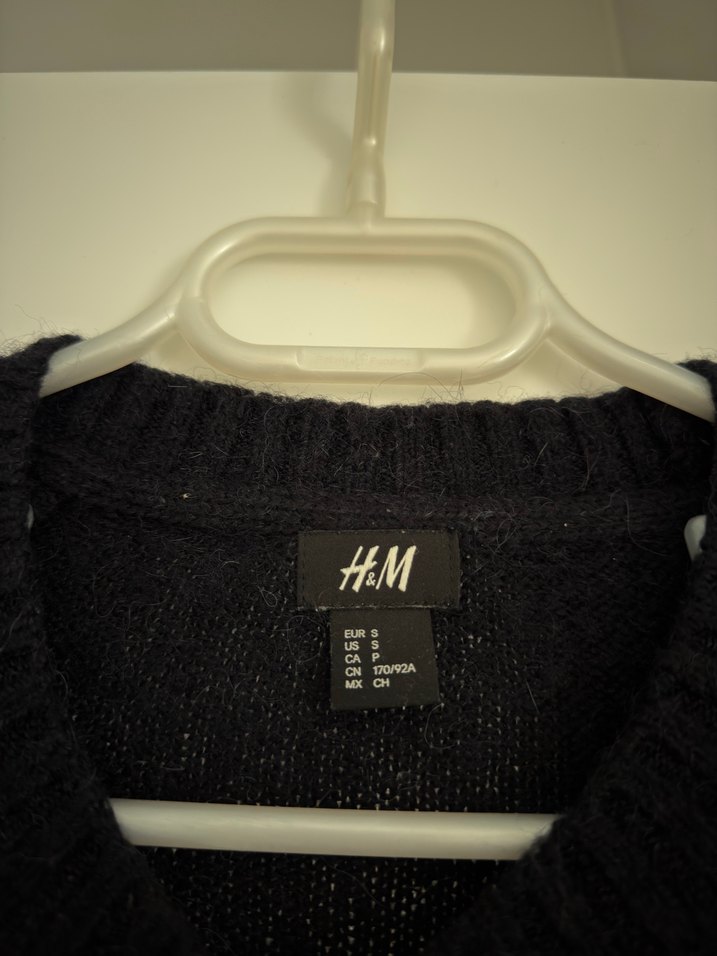 H&M Erkek Yün Kazak - Görsel 5