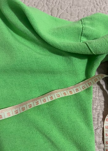 Düğmeli Yeşil Keten Gömlek - Görsel 6