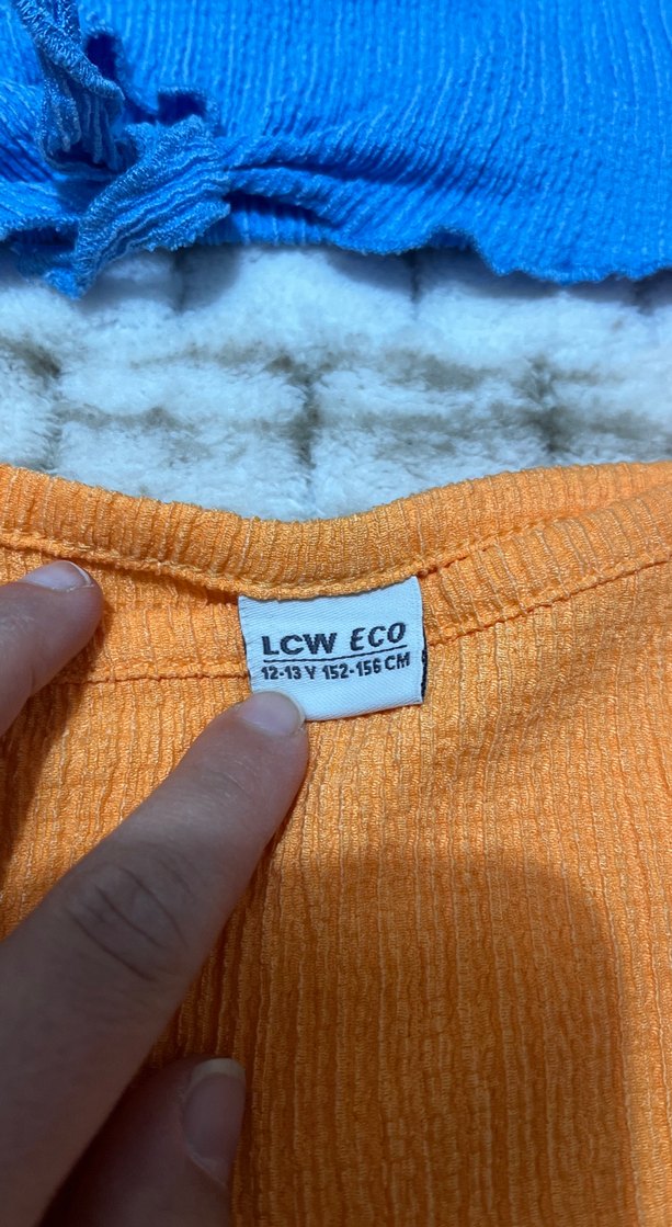 Kadın Renkli Örme Keten Mini Atlet - Görsel 3