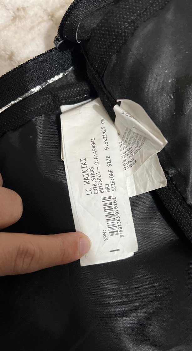 Gri Deri Nakışlı Rock Punk Sırt Çantası - Görsel 5