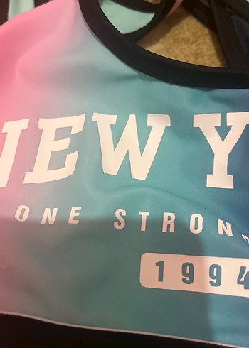 Çok Renkli Kız Çocuk Bağlamalı Bikini - Görsel 3