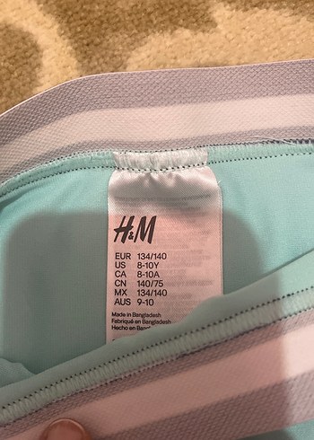 Çok Renkli Kız Çocuk Bağlamalı Bikini - Görsel 2