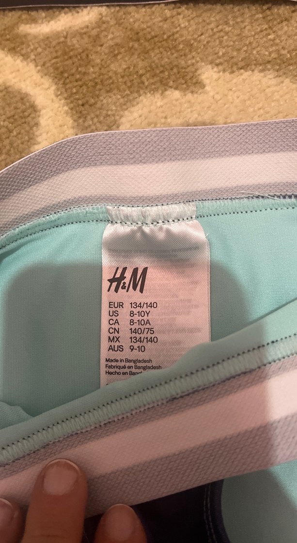 Çok Renkli Kız Çocuk Bağlamalı Bikini - Görsel 2