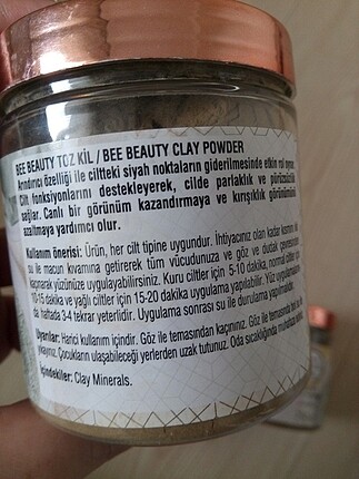 Bee Beauty Kil maskesi