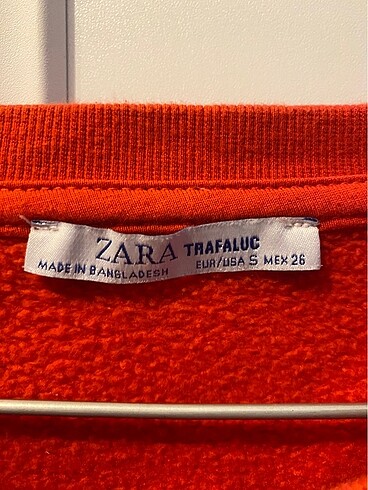 Zara Zara sweatshirt kırmızı