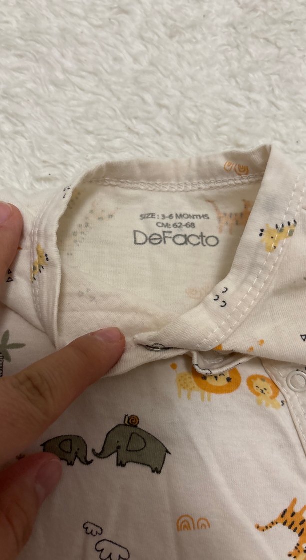 Uzun Kollu Pamuklu Bebek Tulumları - Görsel 4