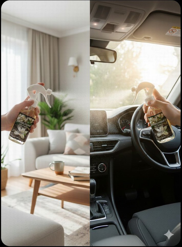 Bambuhome Vanilya Oda Oto Parfümü 200 ML - Görsel 2