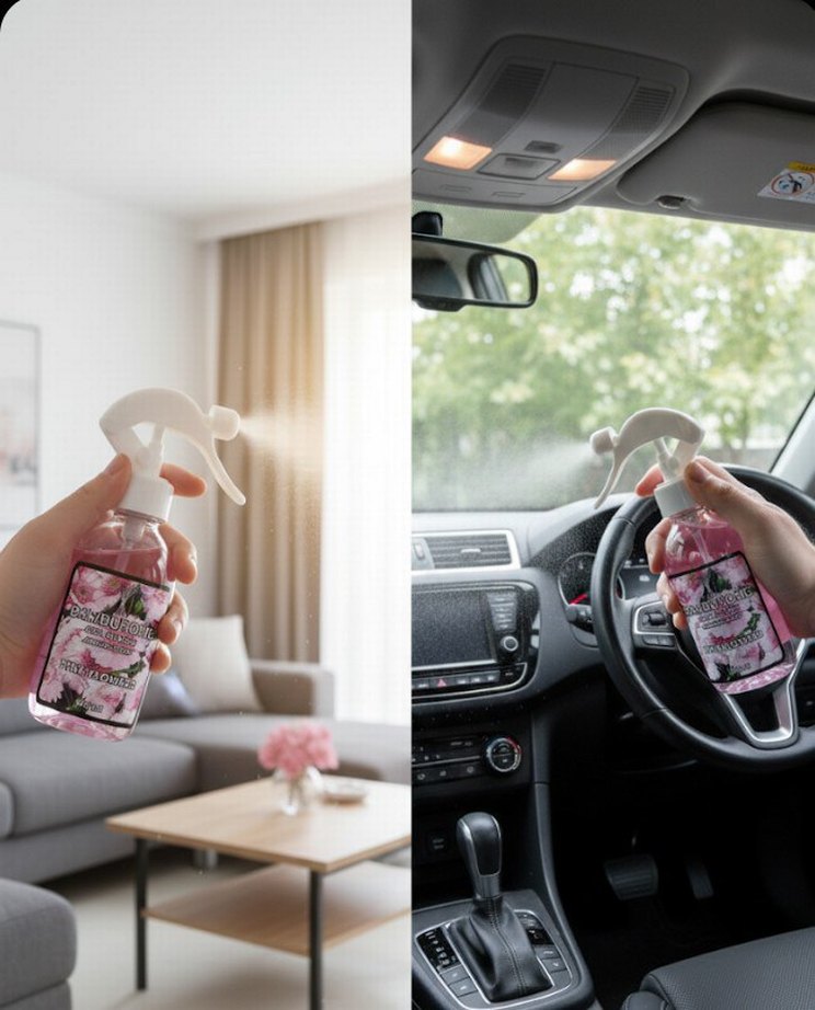 Bambuhome Pembe Çiçek Oda Oto  Kokusu 200  ml - Görsel 2