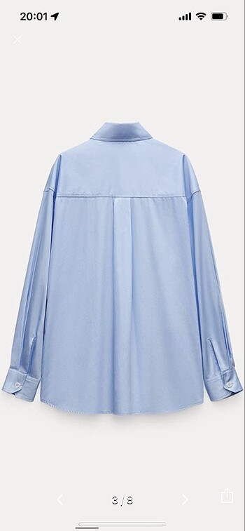 Zara Oversize poplin gömlek