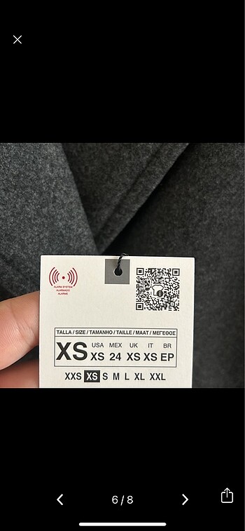 xs Beden Oversize kaban