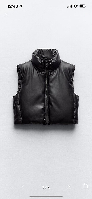 Zara Crop yelek