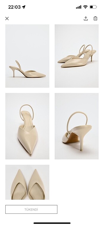 Zara İnce topuklu