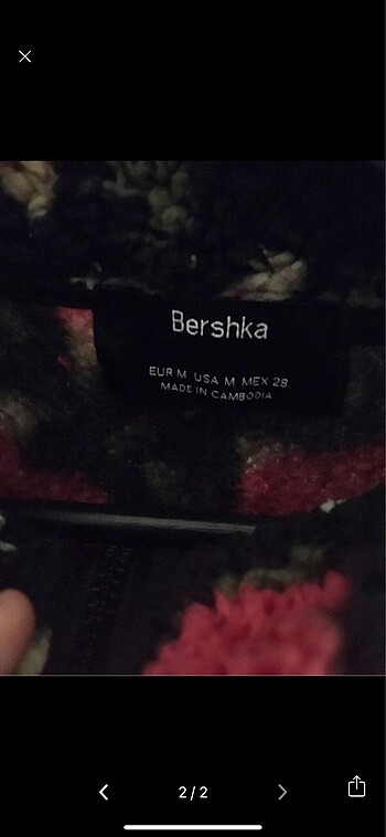 Bershka Bershka Çiçekli Pofuduk Üst
