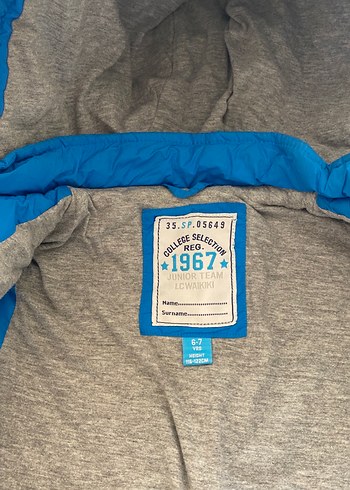 Erkek Çocuk Kapüşonlu Mavi Şişme Yelek - Görsel 2