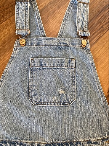 Koton kot şort salopet - Görsel 3