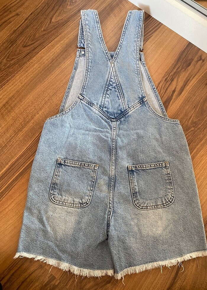 Koton kot şort salopet - Görsel 4