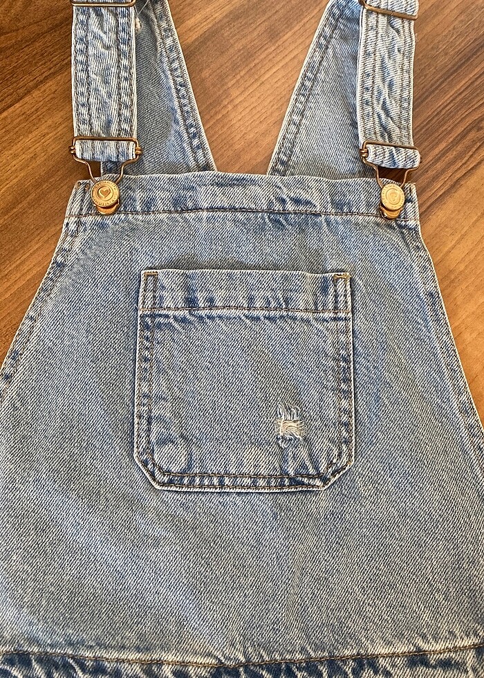 Koton kot şort salopet - Görsel 3