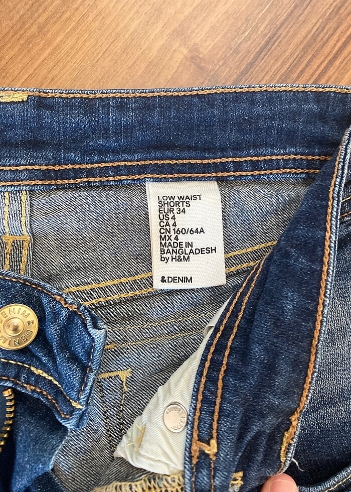 Jean şort - Görsel 2