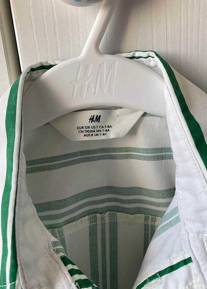 Orijinal H&M kısa kol erkek çocuk gömlek - Görsel 3