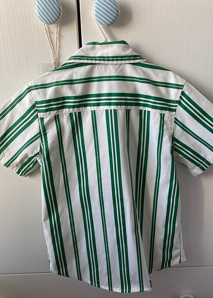 Orijinal H&M kısa kol erkek çocuk gömlek - Görsel 4