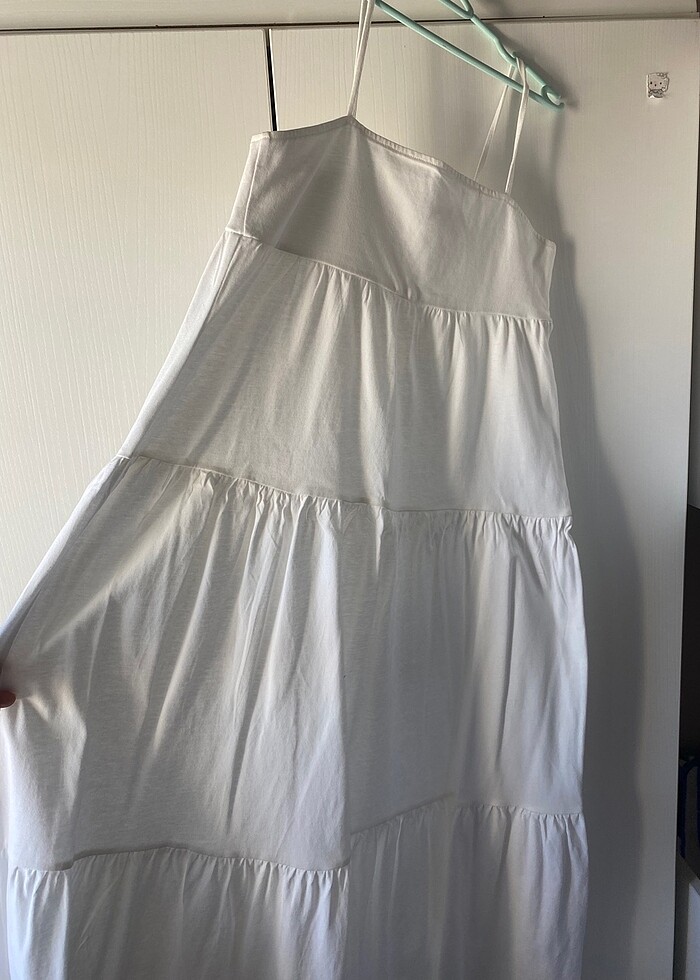 Kız çocuk H&M pamuk kumaş  astarsız  elbise. - Görsel 2