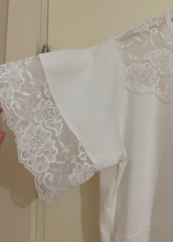 Uzun Kollu sabahlık. Nakışlı Lohusa Gecelik Takım - Görsel 7