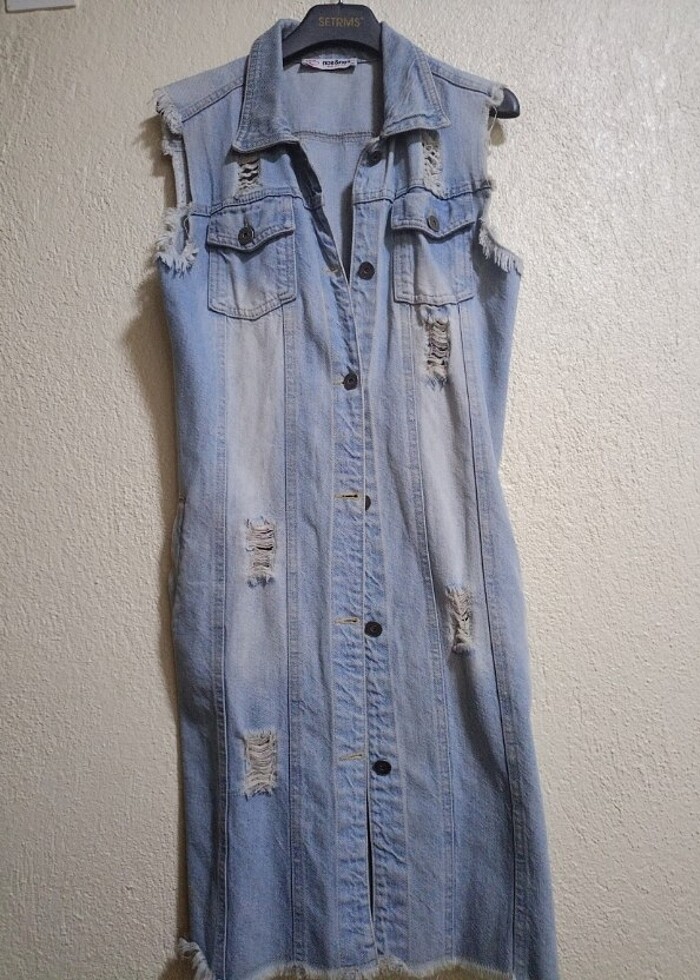 Kot yelek-Elbise - Görsel 4