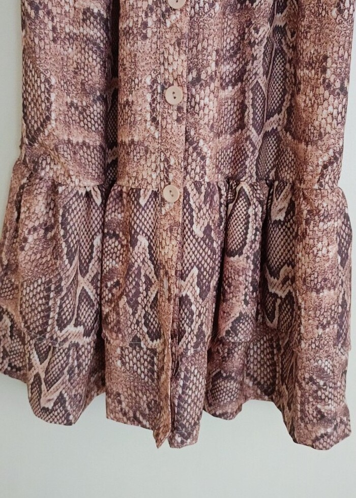 Elbise Leopar desen - Görsel 3