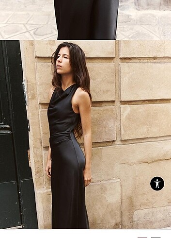 xs Beden siyah Renk Zara elbise