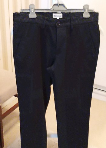 lacivert Kemerli Erkek Denim Pantolon - Görsel 2