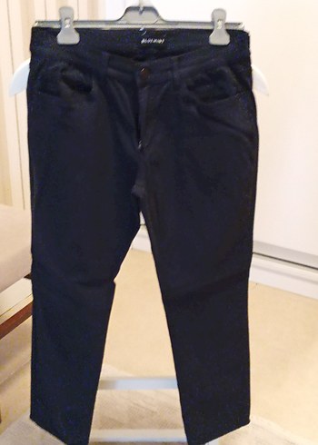 lacivert Erkek Kot Pantolon - Kemerli - Görsel 2