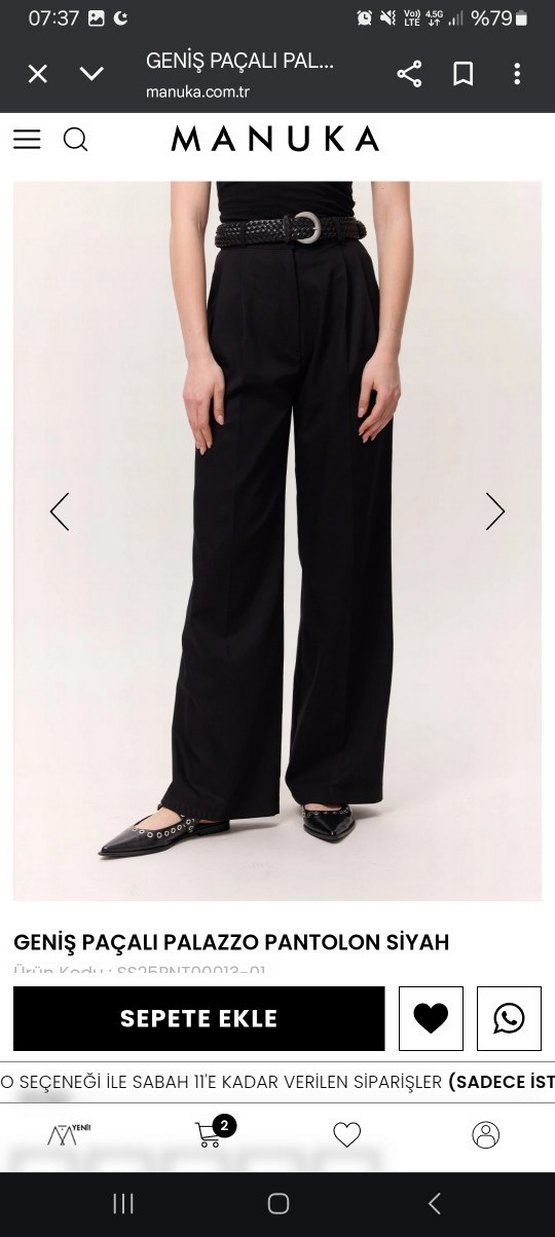 Siyah Deri Kemerli Kadın Blazer Ceket - Görsel 3