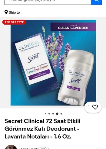 amerikadan Secret Clinical Kadın Deodorant - Görsel 4