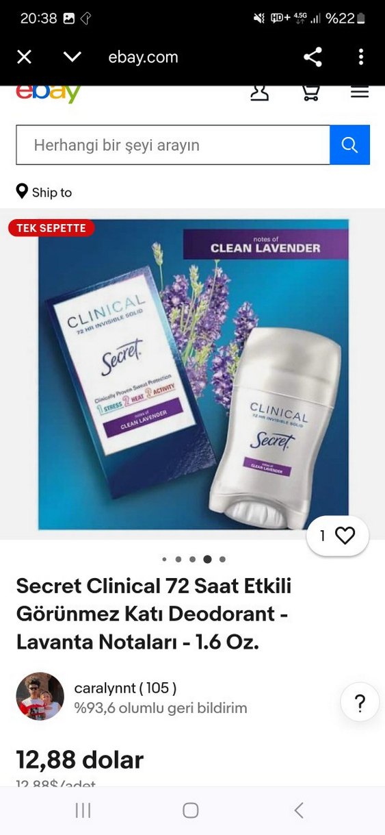 amerikadan Secret Clinical Kadın Deodorant - Görsel 4