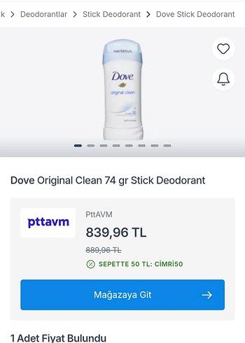 amerikadan  Kadın Deodorant Stick Original Clean 74g - Görsel 4