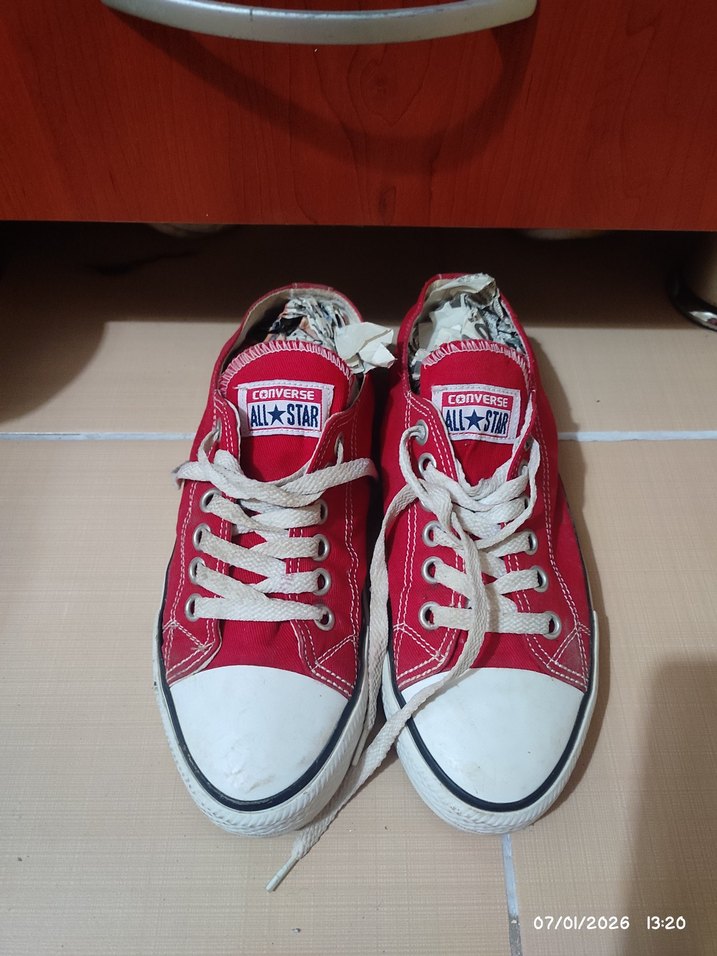 Kırmızı Converse Kadın Sneakers - Görsel 2