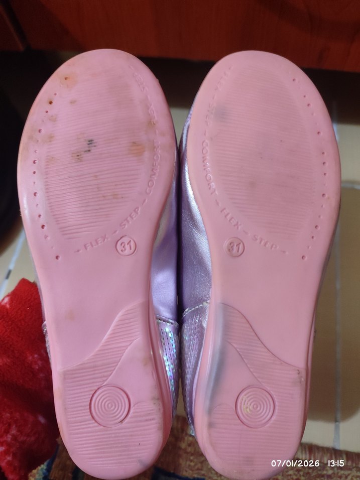 Kız Çocuk Pembe winx clup Baskılı Babet - Görsel 2