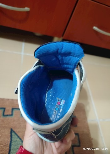 Kot görünümlü cırt cırtlı deri erkek çocuk botu - Görsel 3