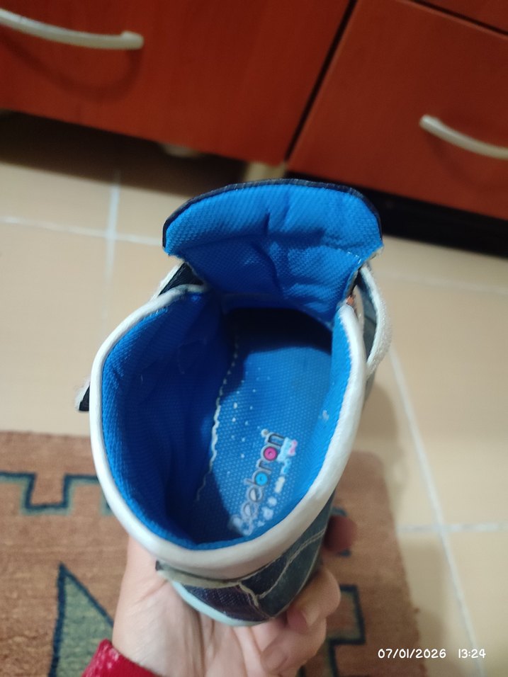 Kot görünümlü cırt cırtlı deri erkek çocuk botu - Görsel 3