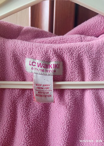 Kız Çocuk Mor Fermuarlı Kaban Mont - Görsel 3